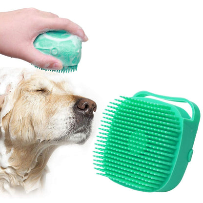 Dog bath brush