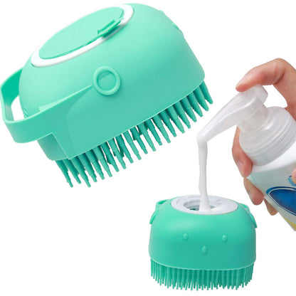 Dog bath brush