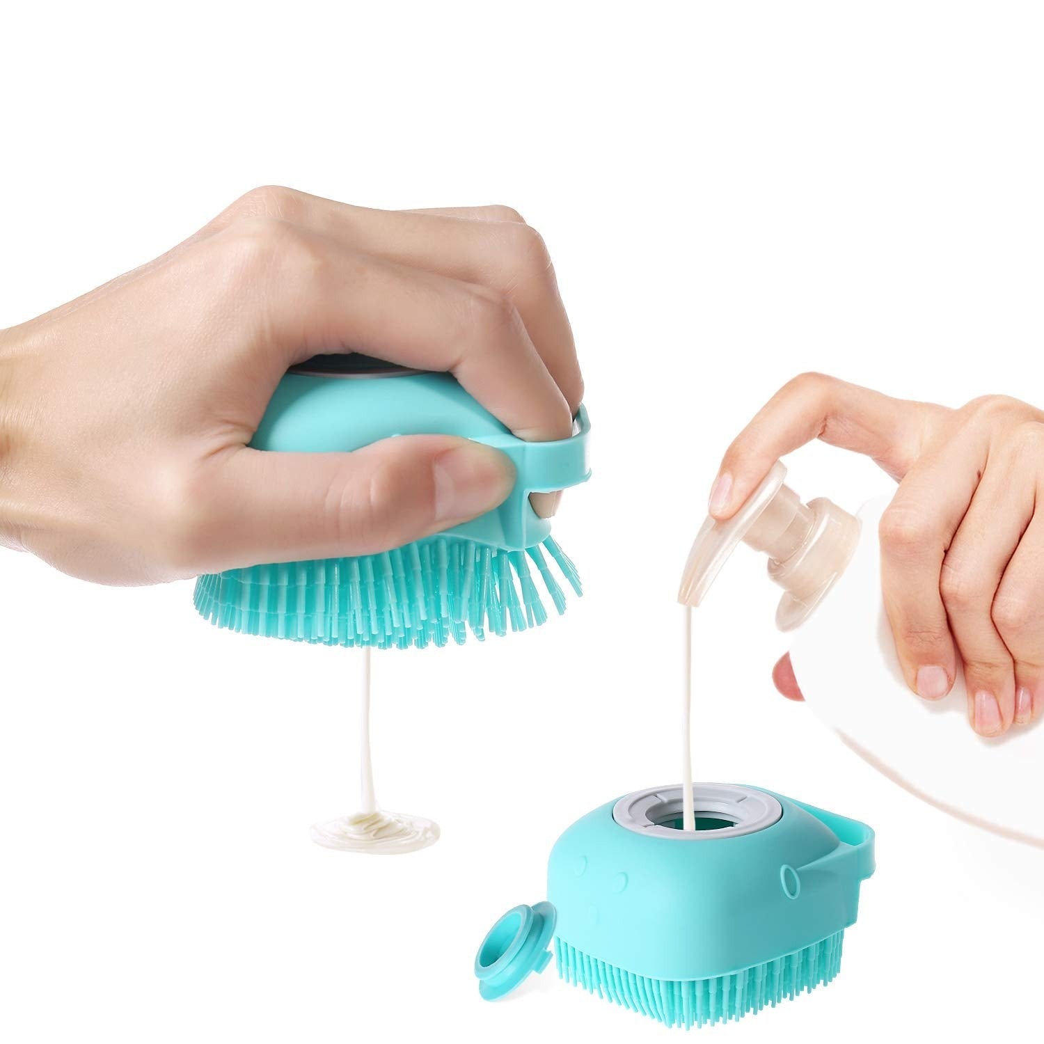 Dog bath brush
