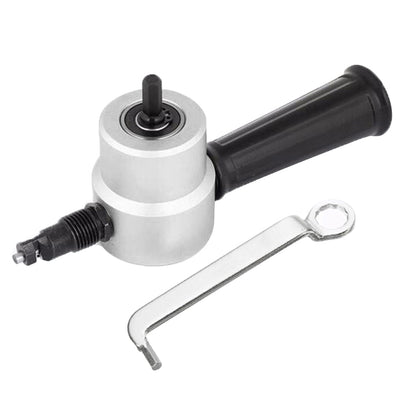 Double-headed metal nibbler