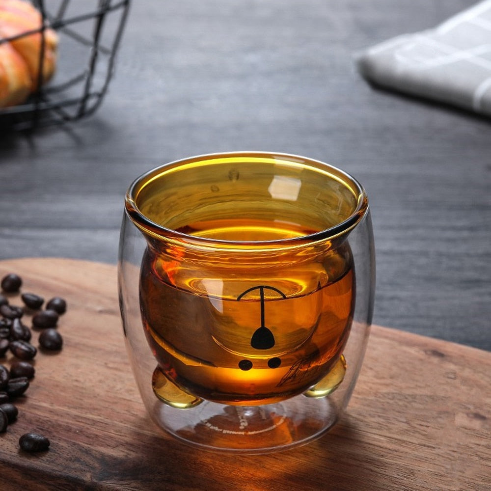 Double-layer coffee mug