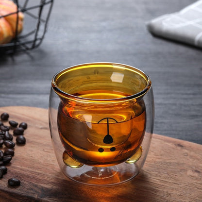 Double-layer coffee mug