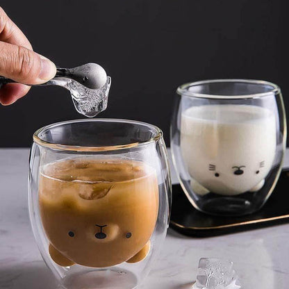 Double-layer coffee mug
