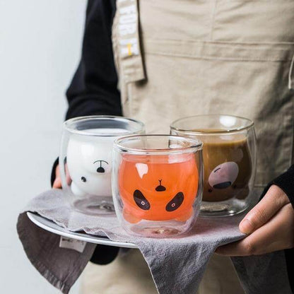 Double-layer coffee mug