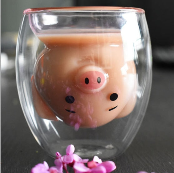 Double-layer coffee mug