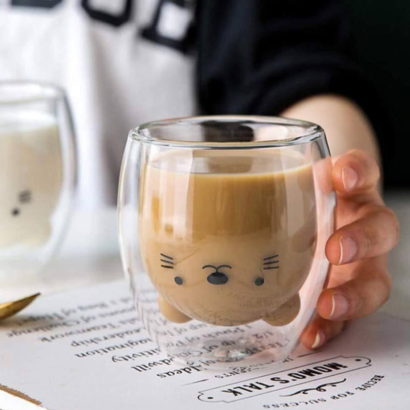 Double-layer coffee mug