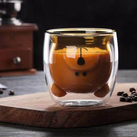Double-layer coffee mug