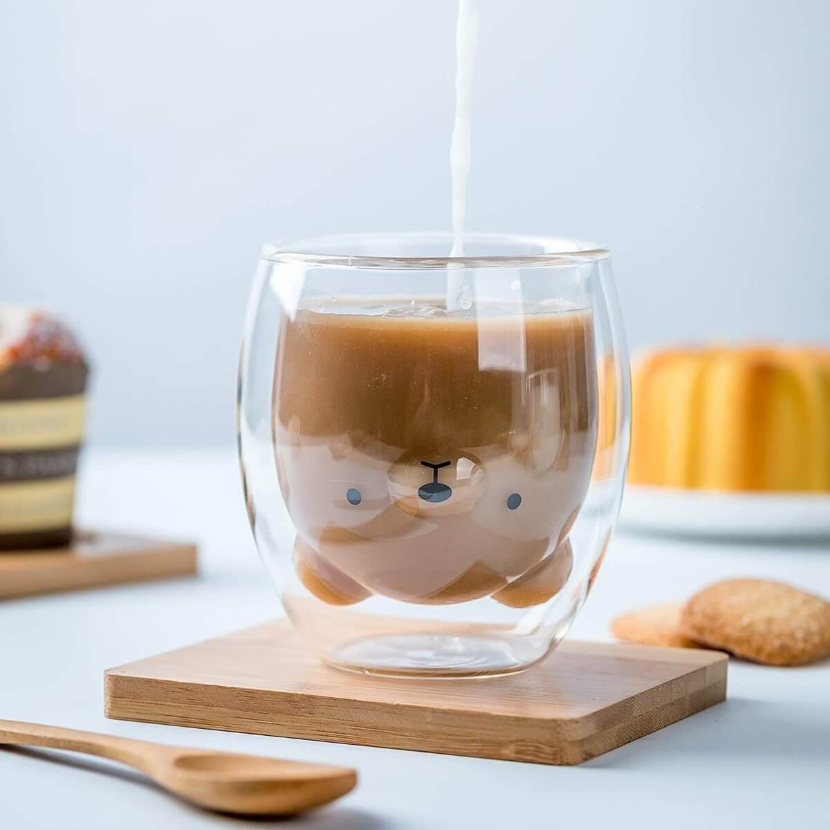 Double-layer coffee mug