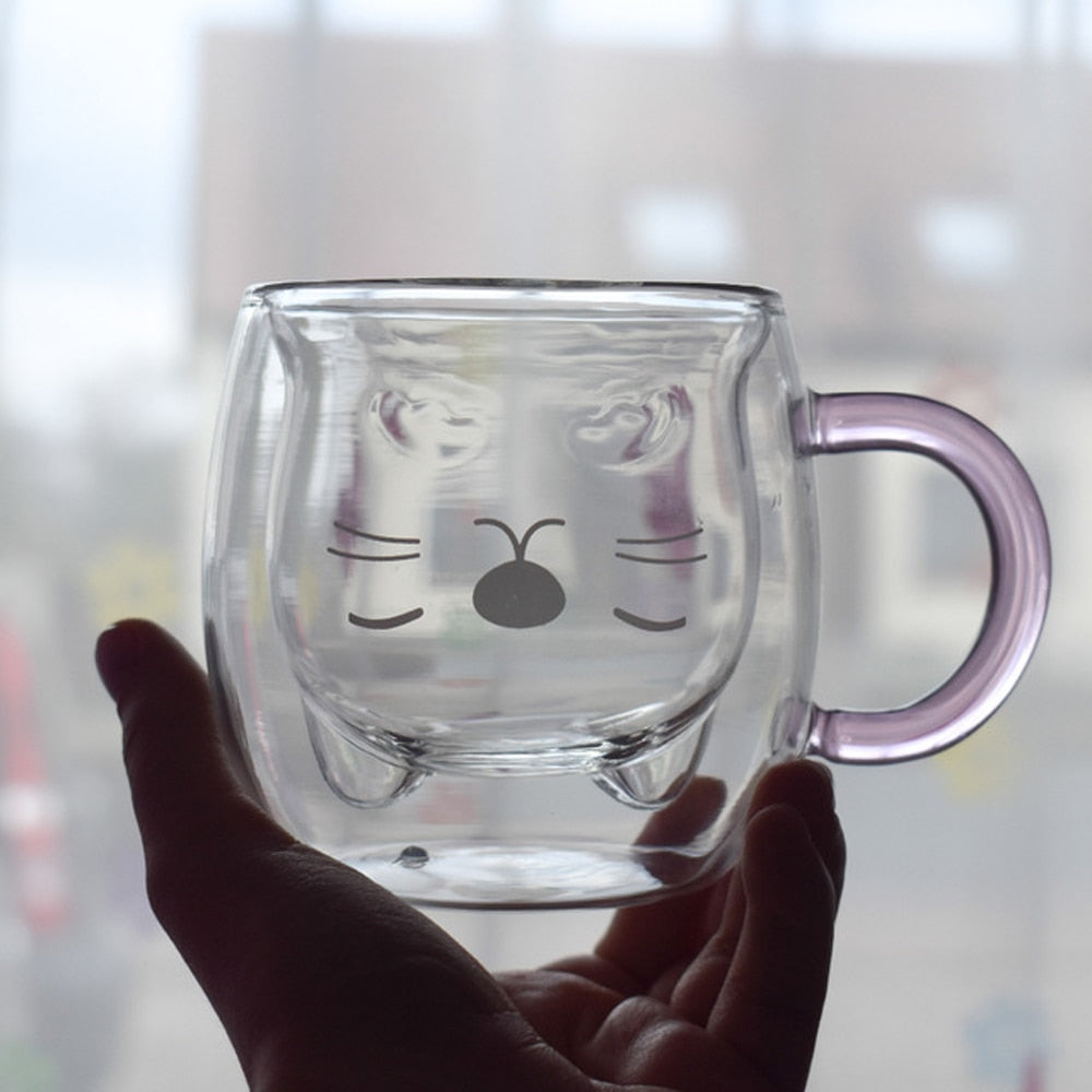 Double-layer coffee mug