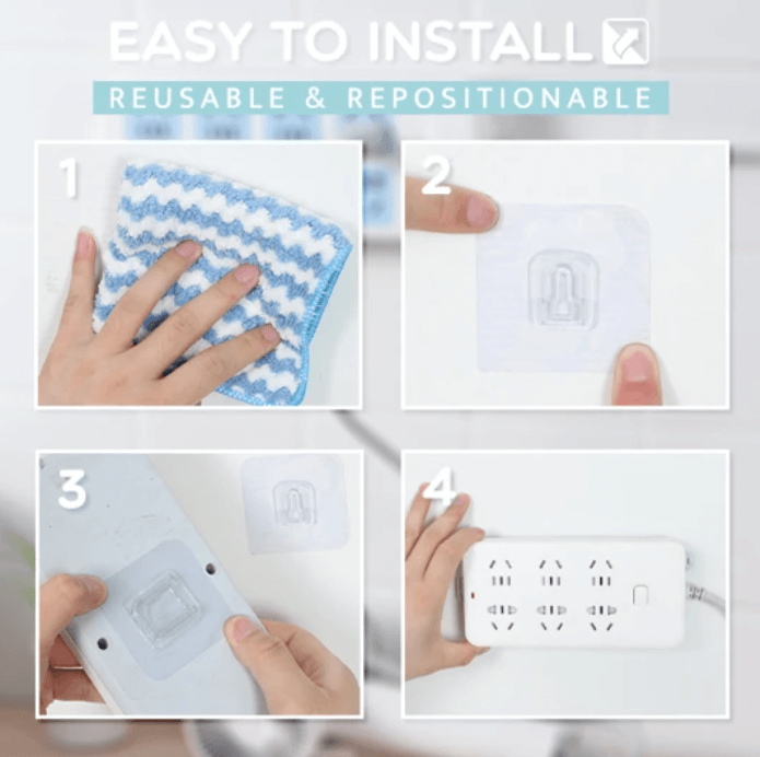 Double-sided Adhesive Hooks