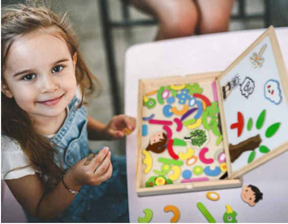 Draw & Puzzle - Educational Magnetic Board