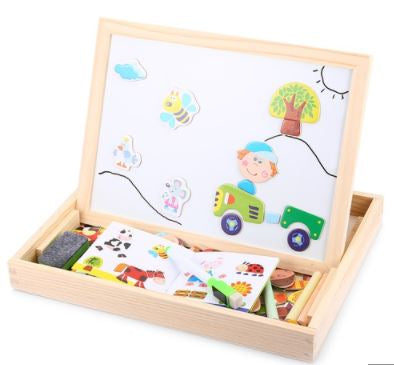 Draw & Puzzle - Educational Magnetic Board