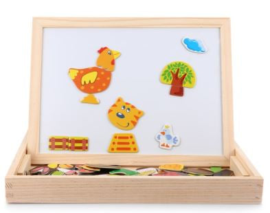 Draw & Puzzle - Educational Magnetic Board