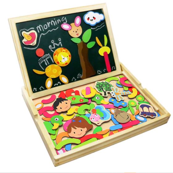 Draw & Puzzle - Educational Magnetic Board