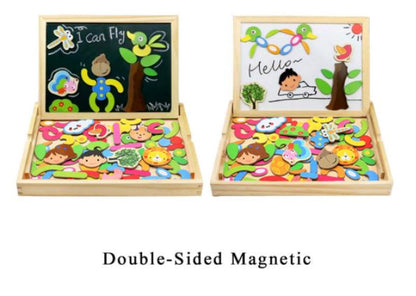 Draw & Puzzle - Educational Magnetic Board