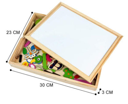 Draw & Puzzle - Educational Magnetic Board