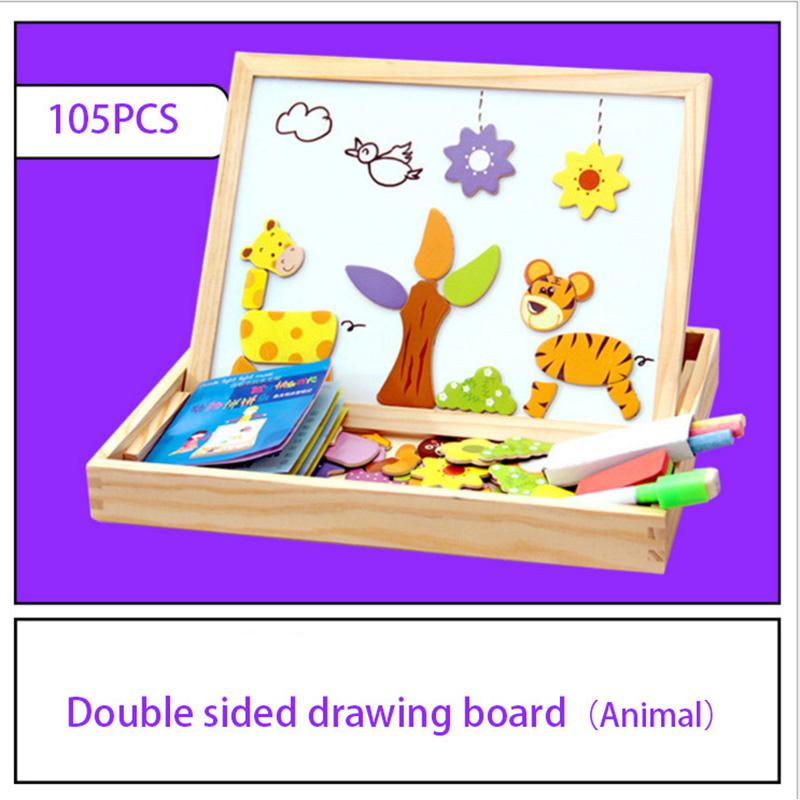 Draw & Puzzle - Educational Magnetic Board