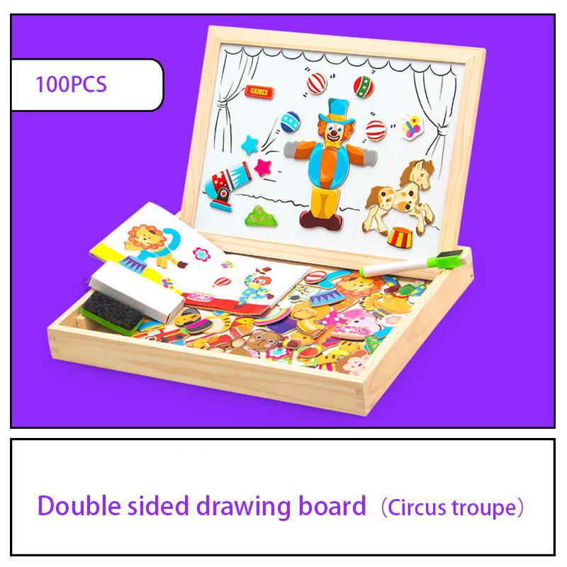 Draw & Puzzle - Educational Magnetic Board