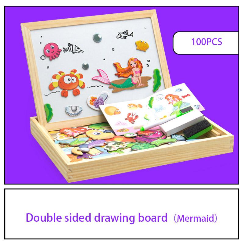 Draw & Puzzle - Educational Magnetic Board