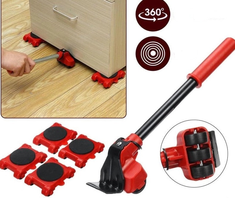 Easy-to-lift heavy-duty furniture mover
