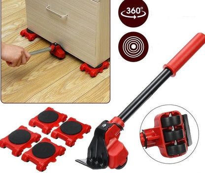Easy-to-lift heavy-duty furniture mover
