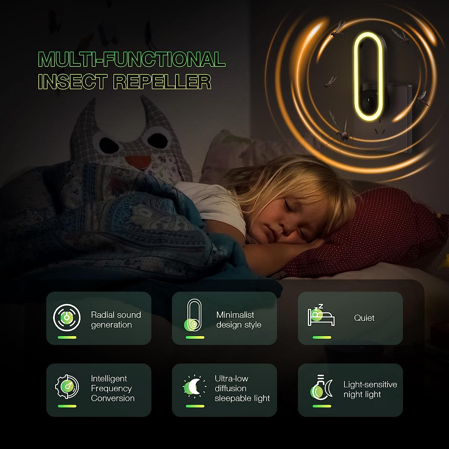 Effective Mosquito Lamp for Indoor and Outdoor Safe Harmless to Pets