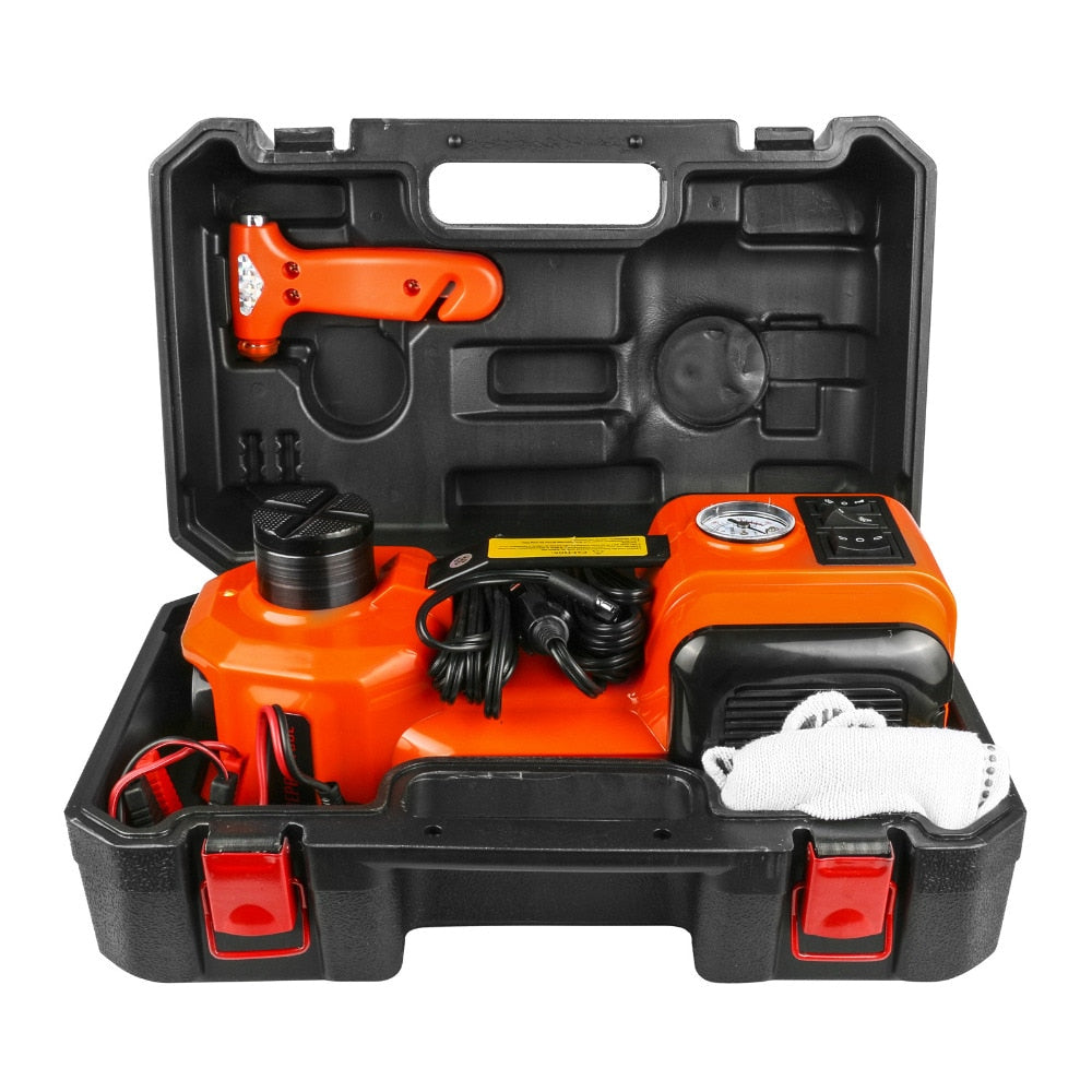 Electric car jack