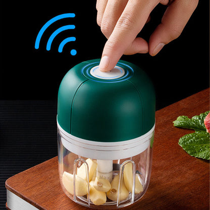 Electric garlic press