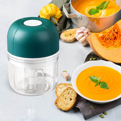 Electric garlic press