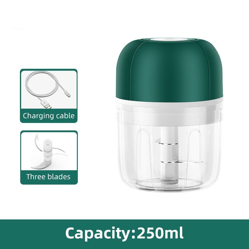 Electric garlic press