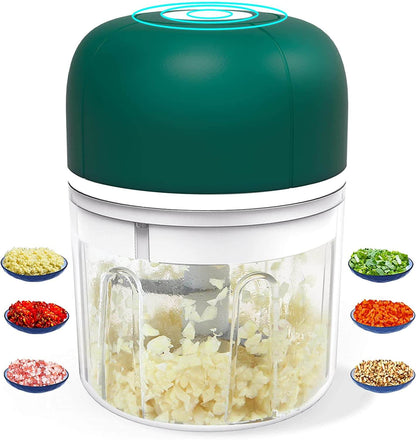 Electric garlic press