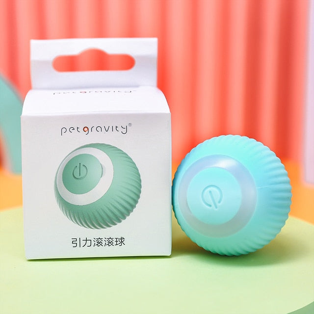 Electric rolling ball for pets
