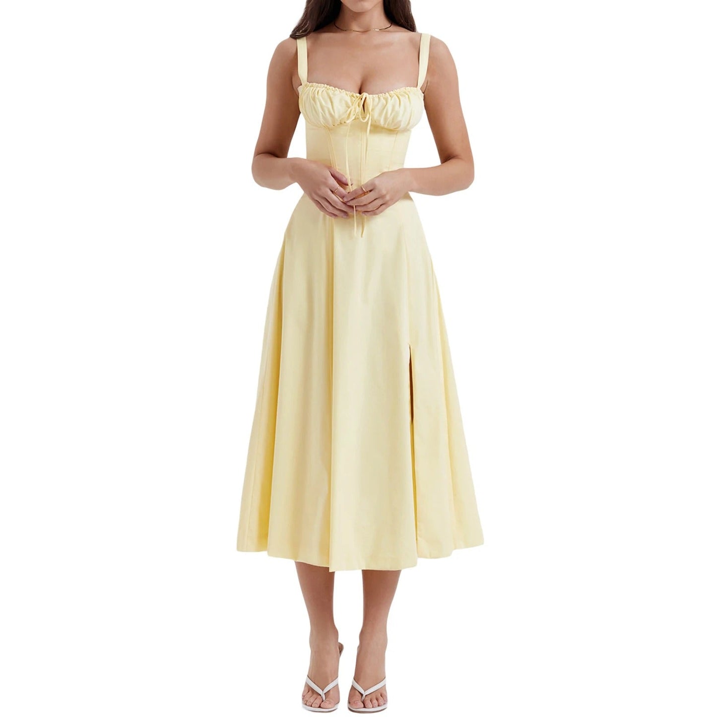 Elegant A-line party dress for women