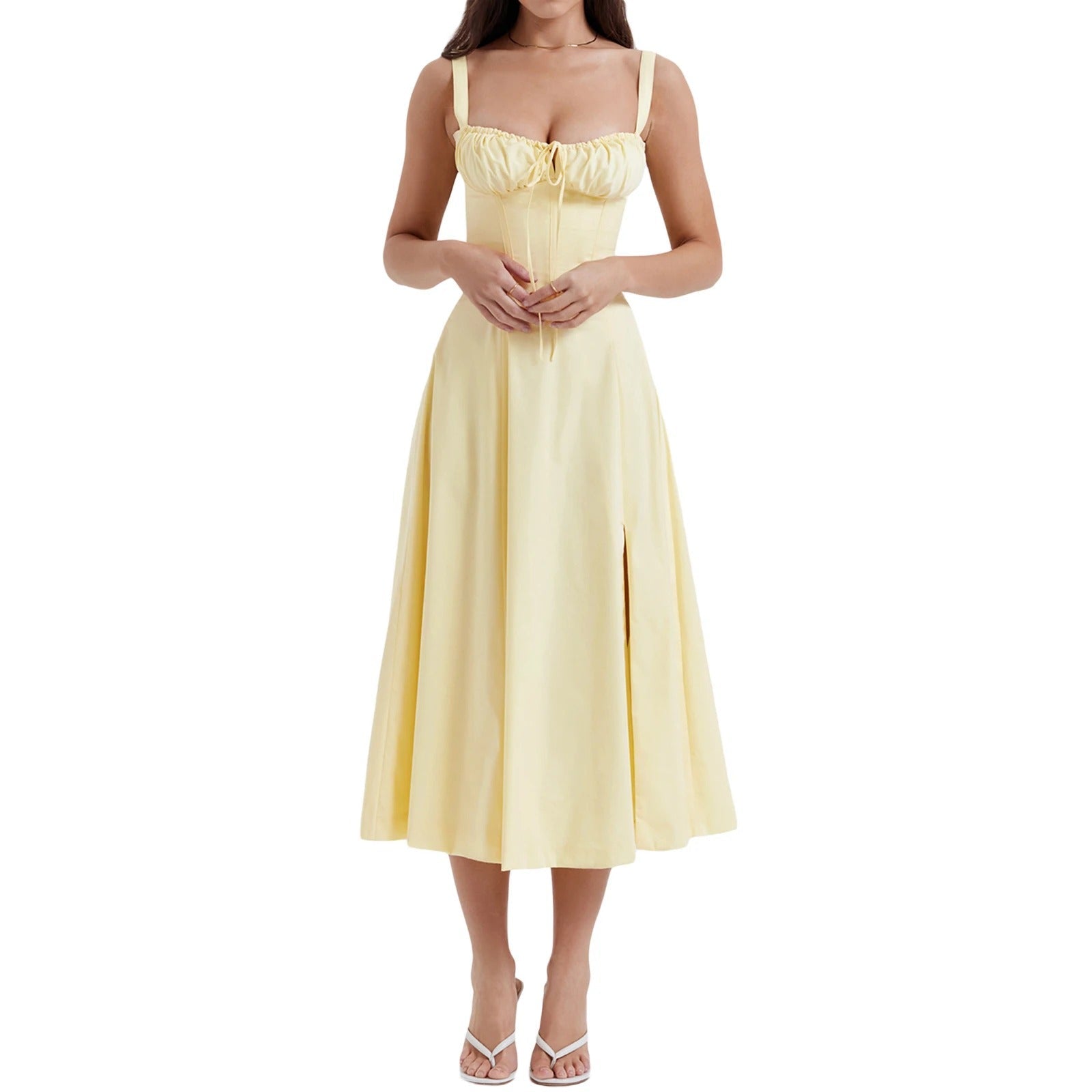Elegant A-line party dress for women
