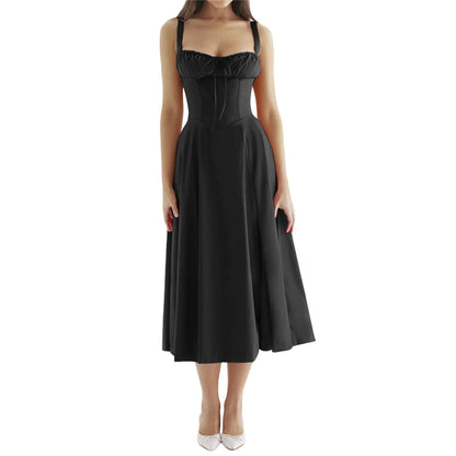 Elegant A-line party dress for women