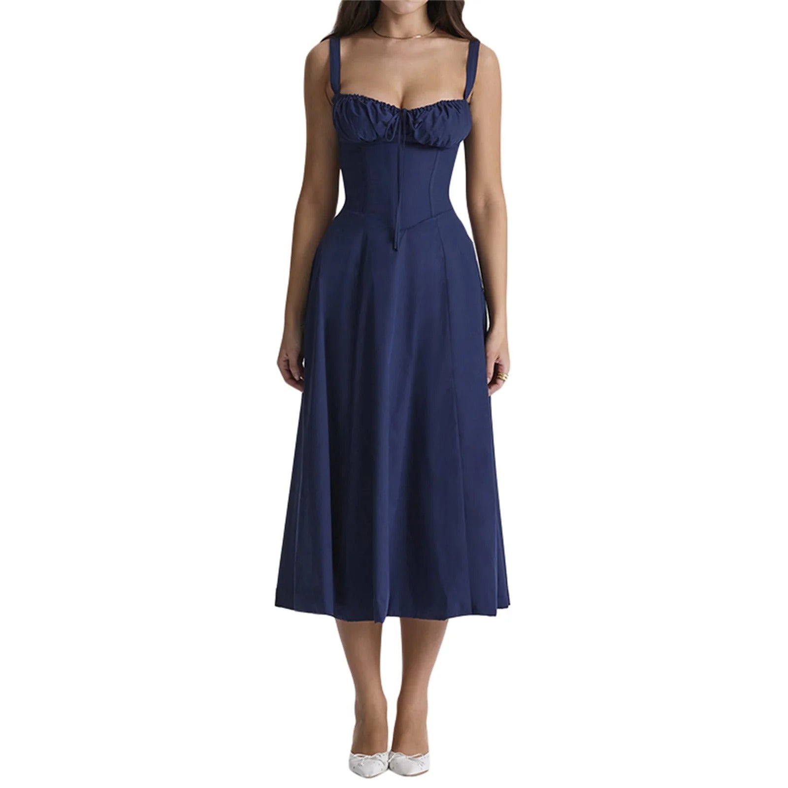 Elegant A-line party dress for women
