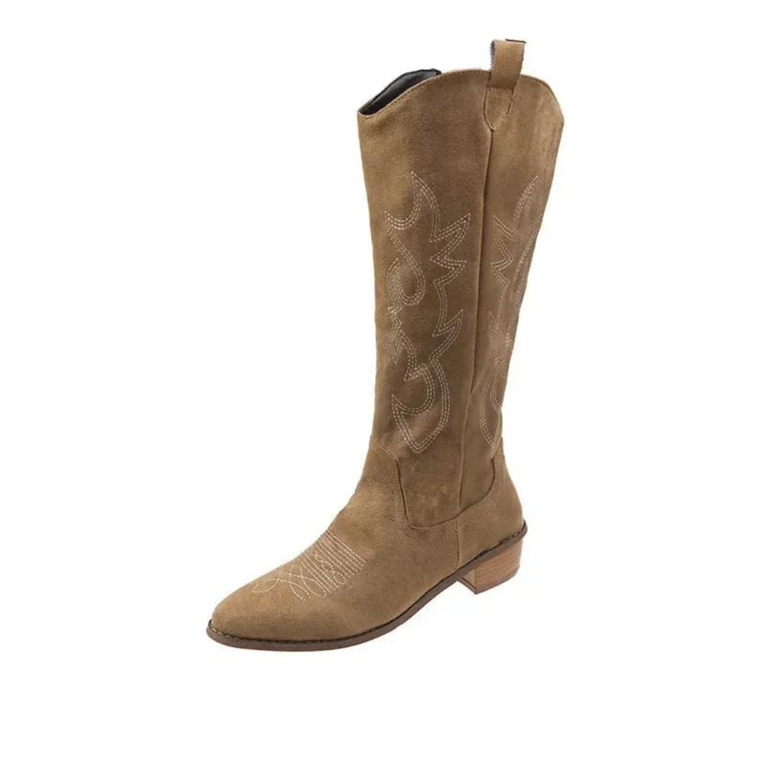 Embroidered Western Cowboy Boots for Women