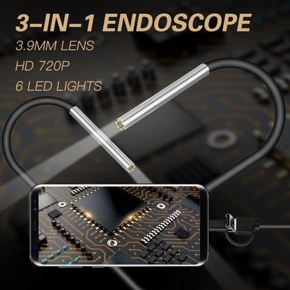 Endoscope Camera Compact Portable For Smartphone High Quality Plastic