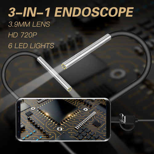 Endoscope Camera Compact Portable For Smartphone High Quality Plastic