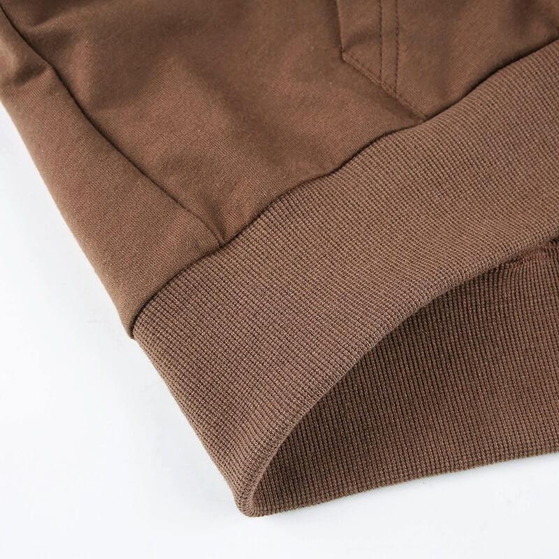 Extra Slim Cropped Zip-Up Hoodie