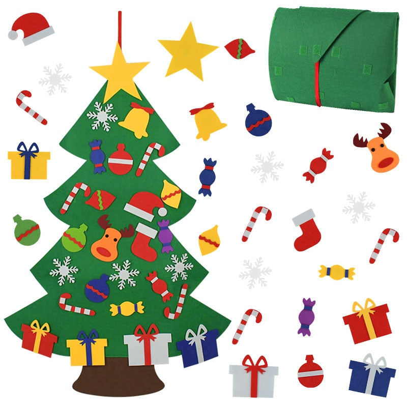 Felt Christmas tree (best gift for children)