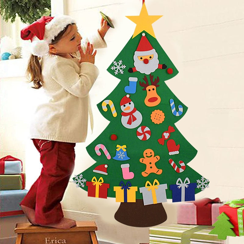 Felt Christmas tree (best gift for children)
