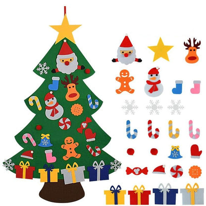 Felt Christmas tree (best gift for children)