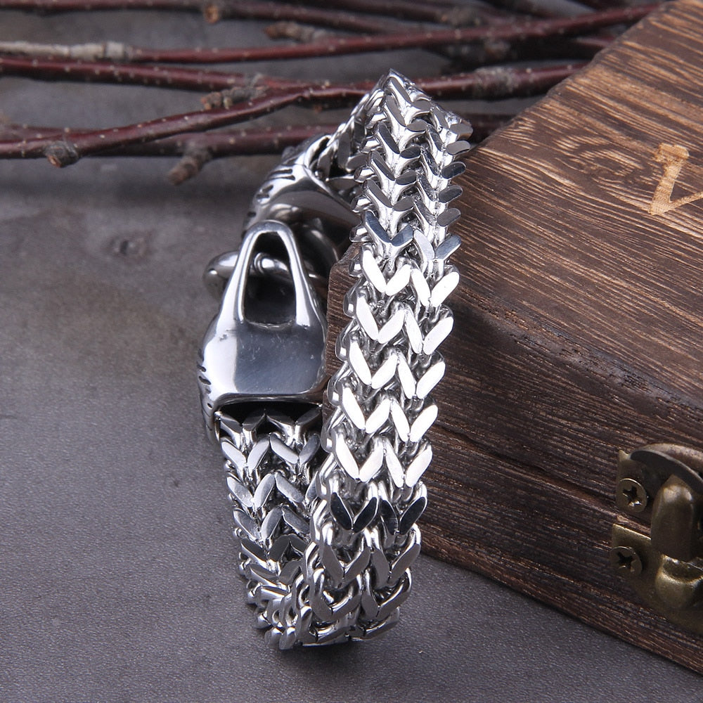 Fenrir Viking bracelet - (Nordic mythology)