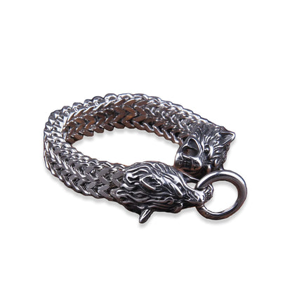 Fenrir Viking bracelet - (Nordic mythology)