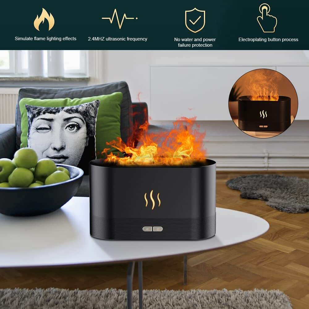 Flame humidifier