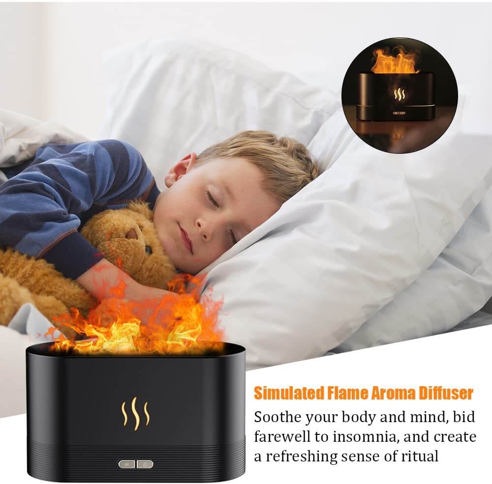 Flame humidifier