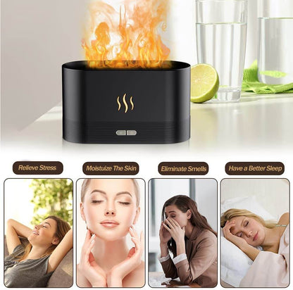 Flame humidifier