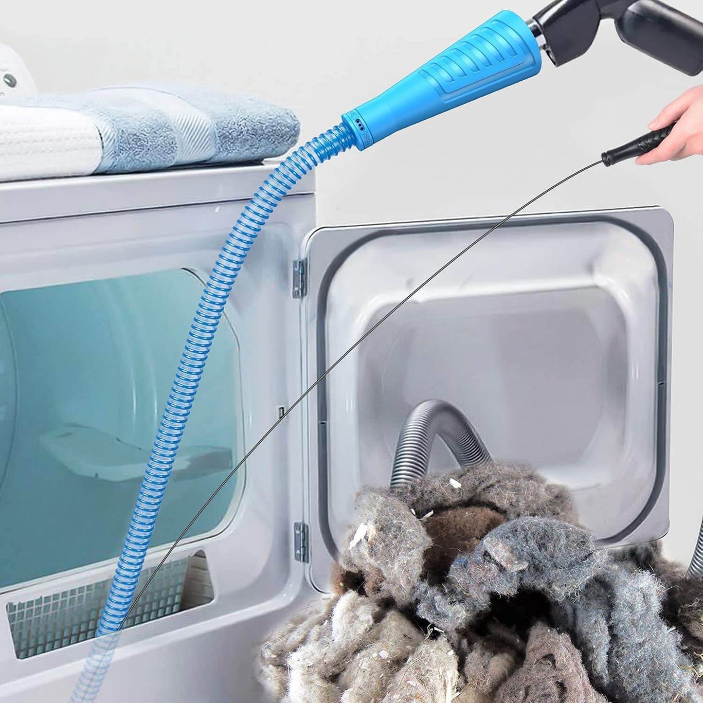 Flexible Lint Remover Vacuum cleaner hose attachment