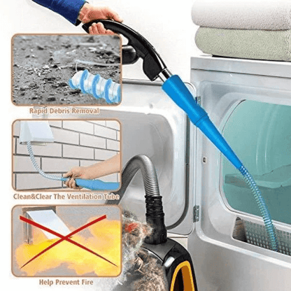 Flexible Lint Remover Vacuum cleaner hose attachment